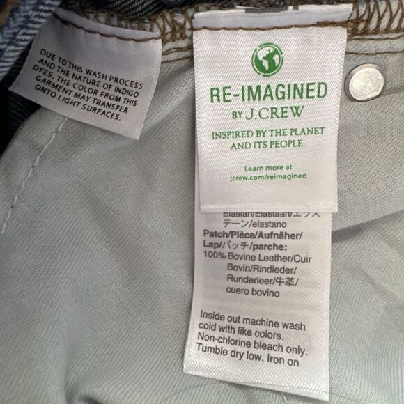 J. Crew Blue Denim Slim Boyfriend Fit Jeans Womens Mid-Rise Casual Size 27 - Picture 4 of 9